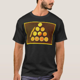 Camiseta Foto "Triângulo de Metade Laranjas". Compre agora