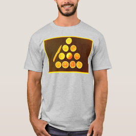Camiseta Foto "Triângulo de Metade Laranjas". Compre agora