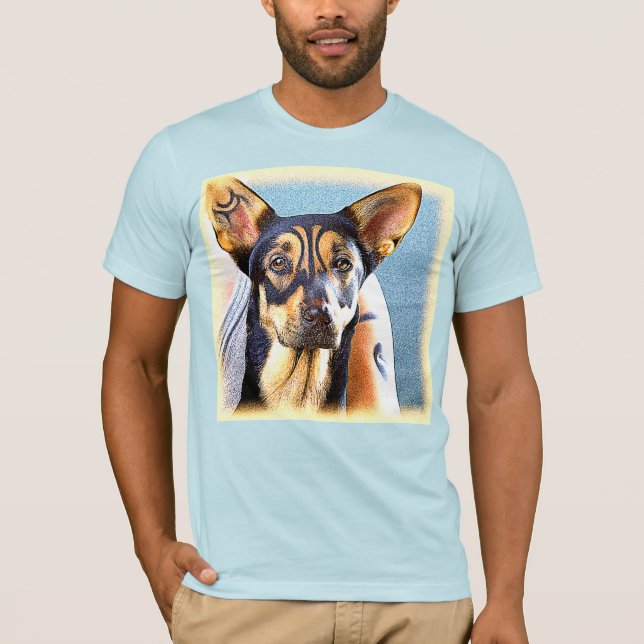 Camiseta Foto "Um Cachorro Gelado". Compre agora (Frente)