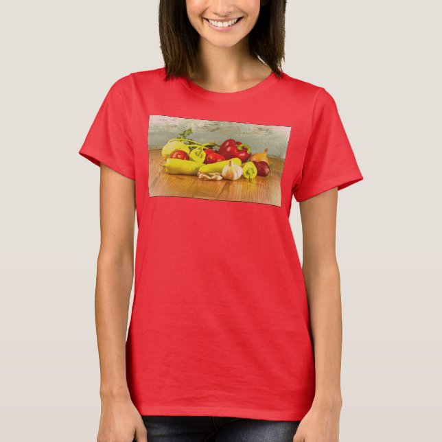 Camiseta Foto "Vegetais". Compre agora (Frente)
