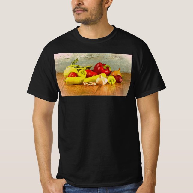 Camiseta Foto "Vegetais". Compre agora (Frente)