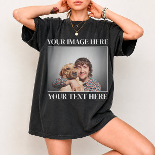 Camiseta Foto Vintage Personalizada E Ano Aniversário Nostá