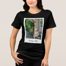 Camiseta Foto Vintage Personalizada E Ano Nostálgico De Ani