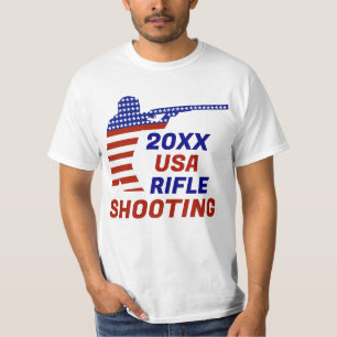 Camiseta Fotografar Rifle Patriótico dos EUA