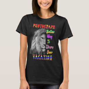 Camiseta Fotografe Melhor Forma De Compartilhar Sua Férias