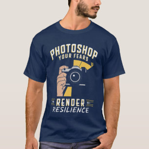 Camiseta Fotografe seus temores e retorne-se
