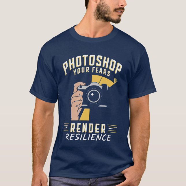 Camiseta Fotografe seus temores e retorne-se (Frente)