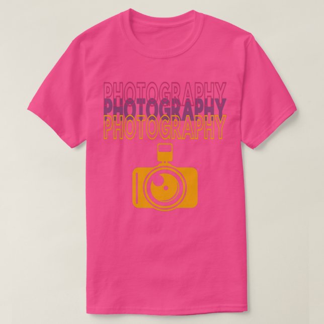 Camiseta Fotografia 3 Palavras (Frente do Design)