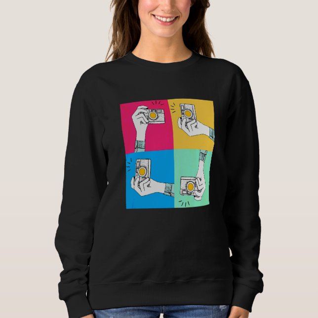 Camiseta Fotografia com Câmera Retro  Tirar Foto (Frente)
