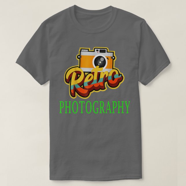 Camiseta Fotografia com Fotógrafo do Dia de Presente da Fot (Frente do Design)