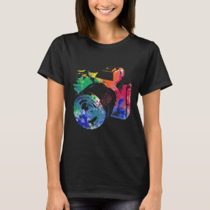 Camiseta Fotografia da câmera de aquarela fotográfica G
