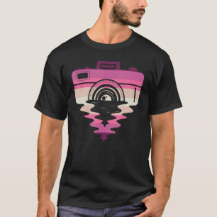 Camiseta Fotografia da câmera fotográfica da imagem da imag