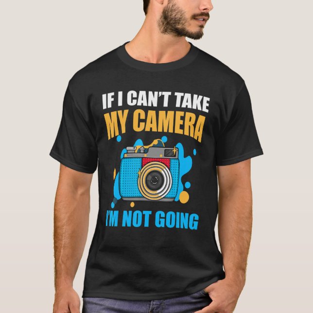 Camiseta Fotografia da câmera fotográfica da minha câmera (Frente)