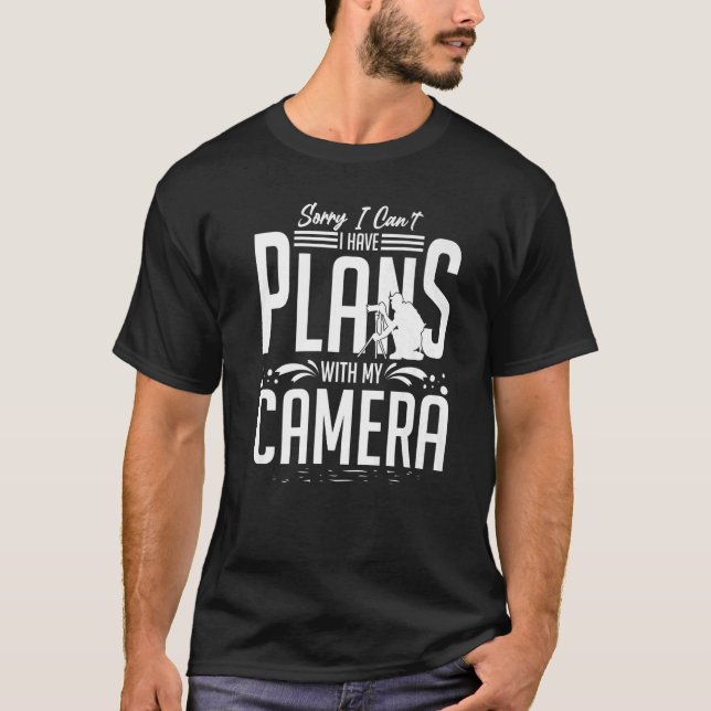 Camiseta Fotografia da câmera fotográfica Paparazzi (Frente)
