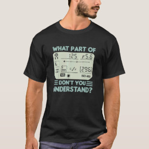 Camiseta Fotografia da câmera Vintage Lente Legal Fotográfi