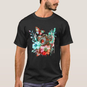 Camiseta Fotografia da Natureza Amor Flores e Borboletas C