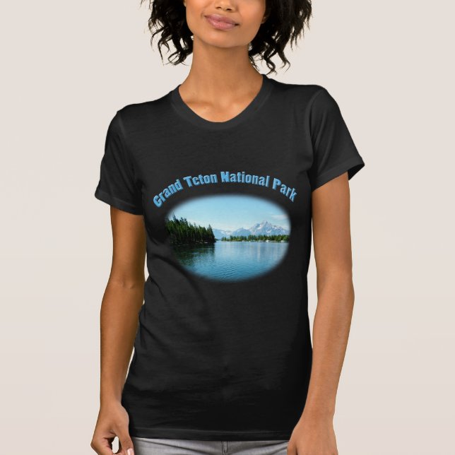 Camiseta Fotografia da paisagem do Grand Teton National Par (Frente)