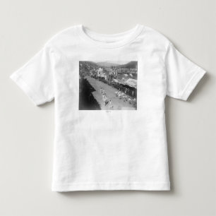 Camiseta Fotografia da raça da equipe da mangueira do