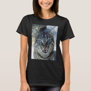 Camiseta Fotografia de Animais de Estimação Chilrando Gato 