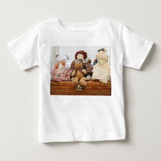 Camiseta Fotografia de brinquedos em camisetas, ursos reche (Frente)