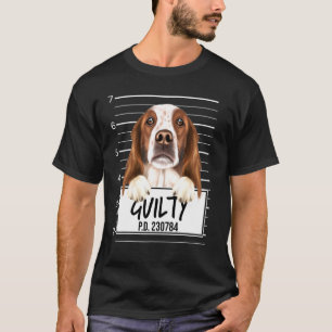 Camiseta Fotografia de Irish Red And White Setter Culpado C