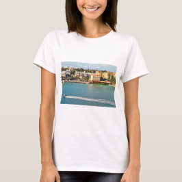 Camiseta Fotografia de Nassau Bahamas, Barco, Sapos Senores