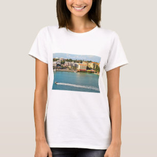 Camiseta Fotografia de Nassau Bahamas, barco, Senor Sapos