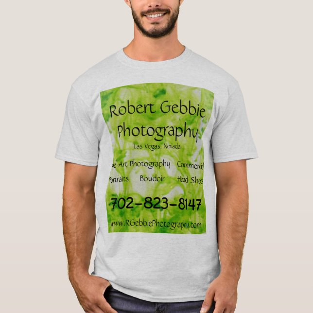 Camiseta Fotografia de Robert Gebbie (Frente)