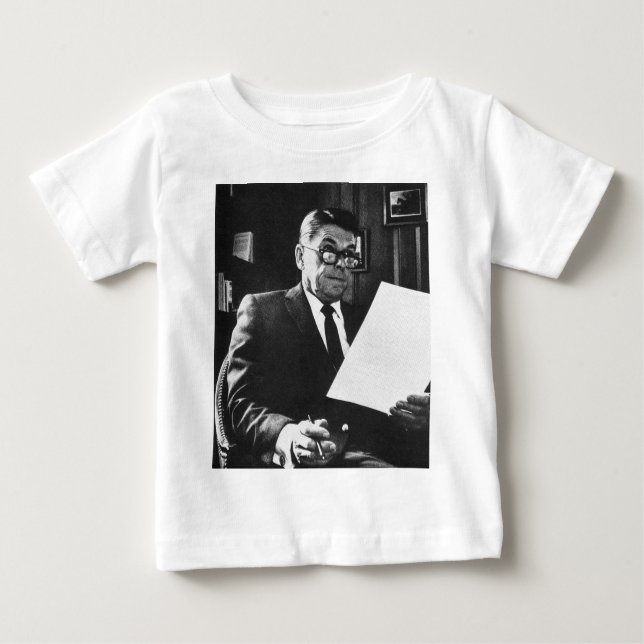 Camiseta Fotografia de Ronald Reagan (Frente)