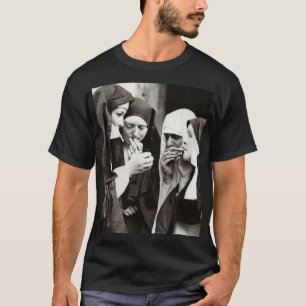 Camiseta Fotografia de Vintage de Freiras