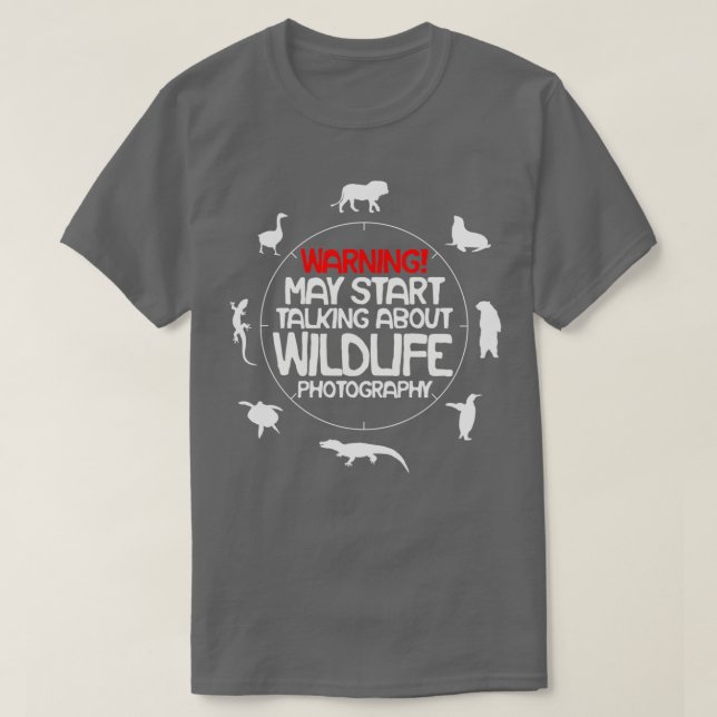 Camiseta Fotografia de Wildlife (2) (Frente do Design)