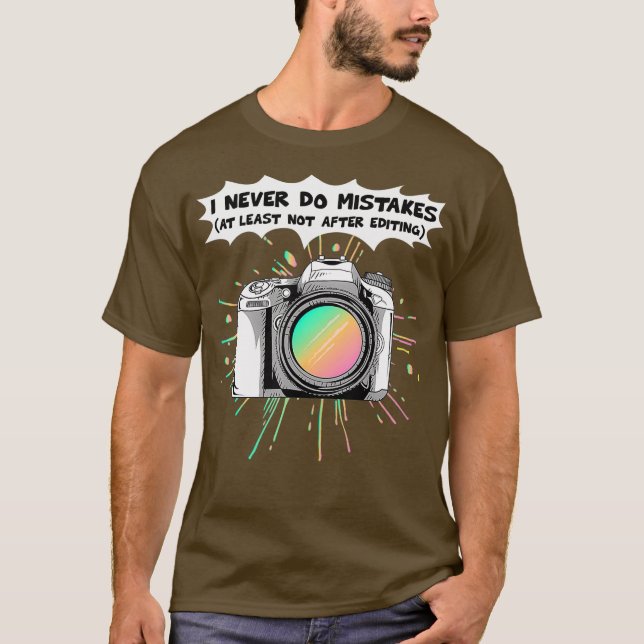 Camiseta Fotografia Dia da Câmera Câmera Fotográfica (Frente)