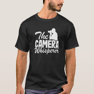 Camiseta Fotografia do autor da câmera Whisperer