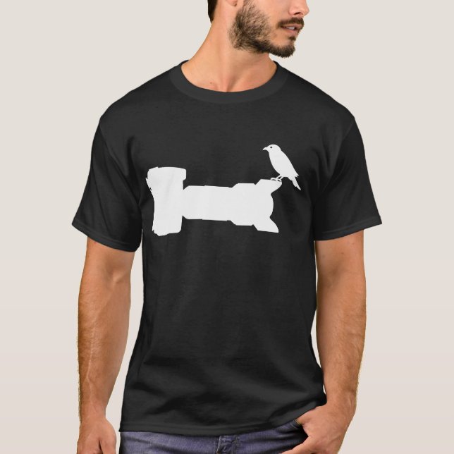 Camiseta Fotografia do Câmera Fotografador de Pássaros Foto (Frente)