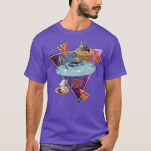 Camiseta Fotografia do Carro Cat Pizza