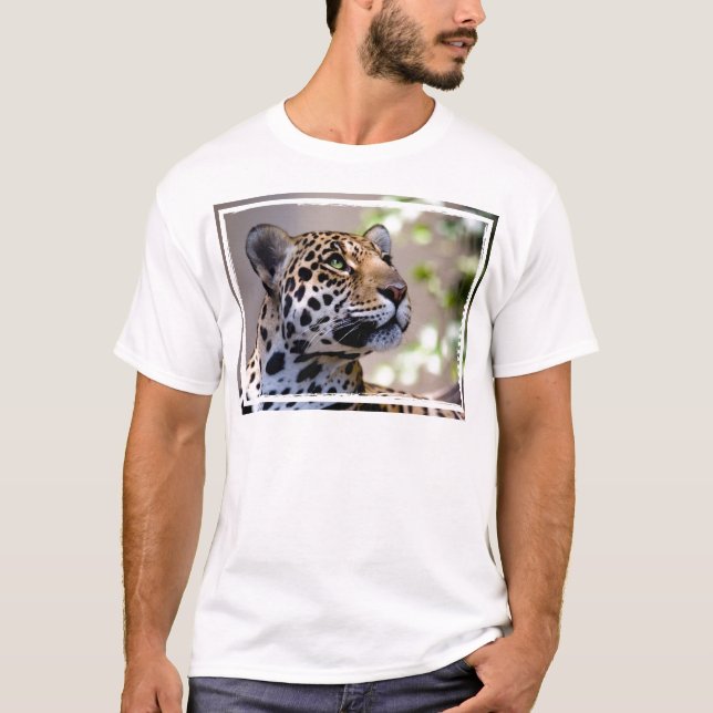 Camiseta Fotografia do leopardo (Frente)