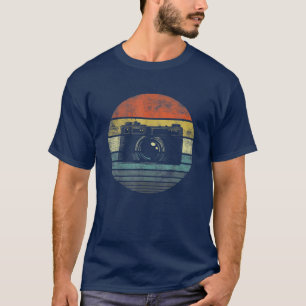Camiseta Fotografia do Lover da Câmera Vintage