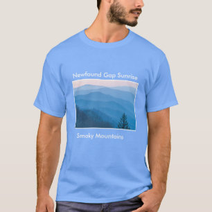 Camiseta Fotografia do nascer do sol das montanhas com Enfu