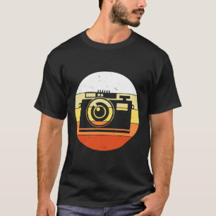 Camiseta Fotografia do Vintage Photoógrafo Retro Camera Lov