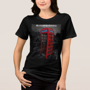 Camiseta Fotografia Dramática de Cabine Telefônica Viagem U