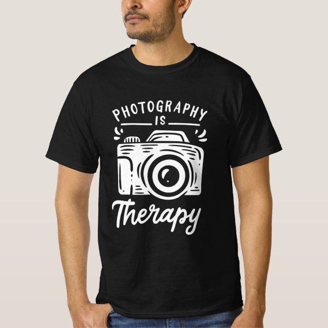 Camiseta Fotografia é terapia (Frente)