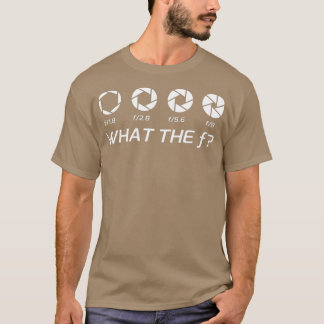 Camiseta Fotografia engraçada Abertura FStops