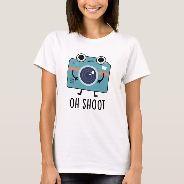 Camiseta Fotografia Engraçada Fotografa Câmera (Frente)