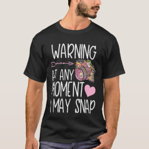 Camiseta Fotografia engraçada, fotografia fotográfica, snap