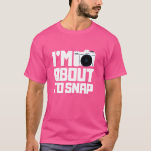 Camiseta Fotografia Engraçada Para Homens Mulheres Fotógraf
