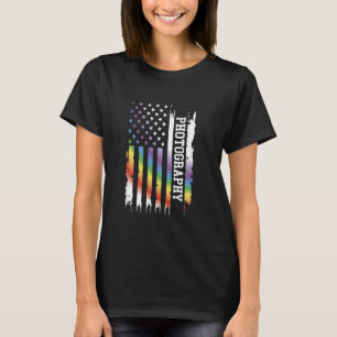 Camiseta Fotografia Estados Unidos Distante Arco-Íris com E