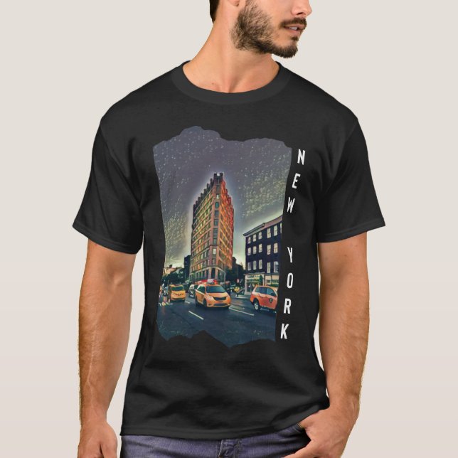 Camiseta Fotografia estética de Nova Iorque (Frente)