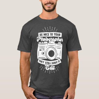 Camiseta Fotografia Fotografar Fotografar Presente do Fotóg