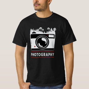 Camiseta Fotografia Fotógrafo Câmera Lente Presente Engraça
