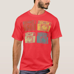 Camiseta Fotografia Fotógrafo De Vintagem De Lover Camer